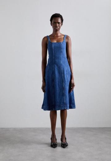 Джинсовое платье