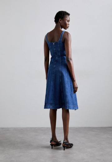 Джинсовое платье