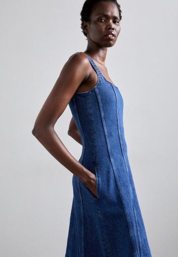 Джинсовое платье