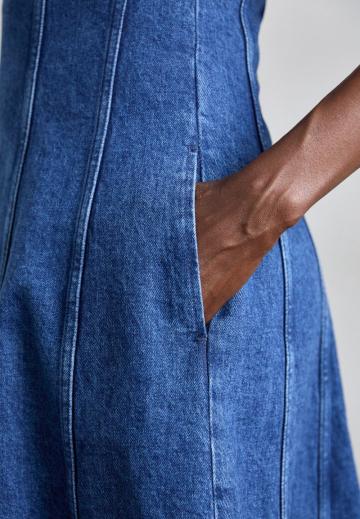 Джинсовое платье