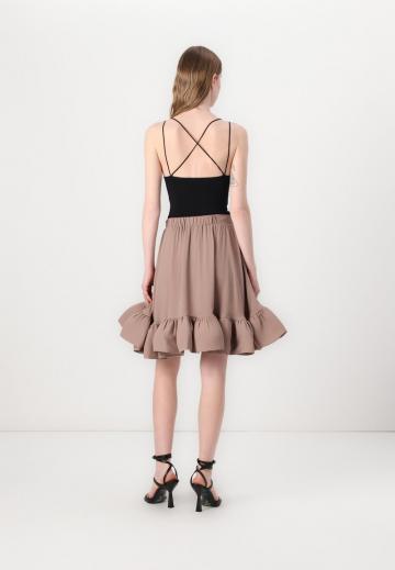 Юбка с воланами