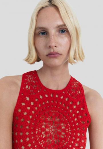 Блузка без рукавов