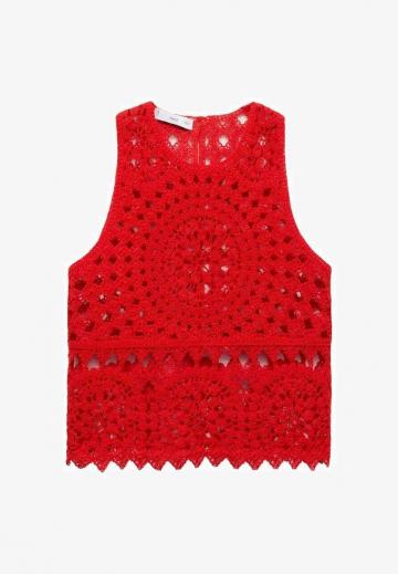 Блузка без рукавов