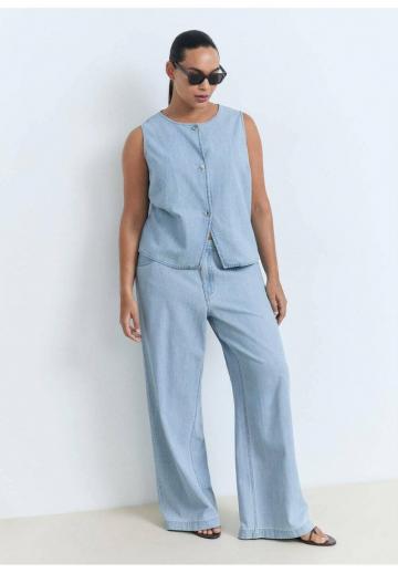 Джинсовая жилетка