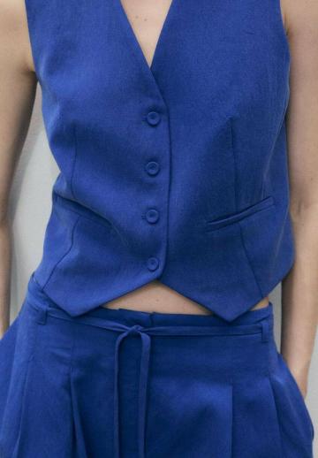 Джинсовая жилетка