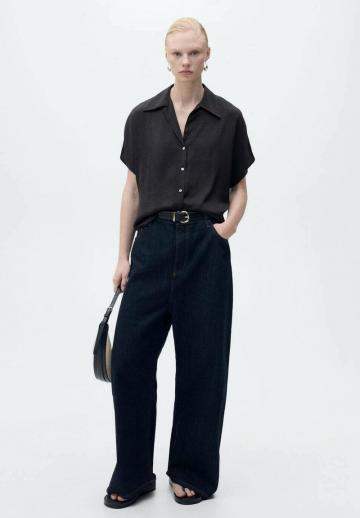 Атласная блузка