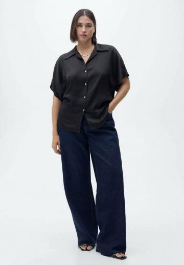 Атласная блузка