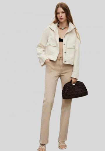 Прямые джинсы