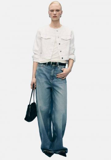 Джинсовая жилетка