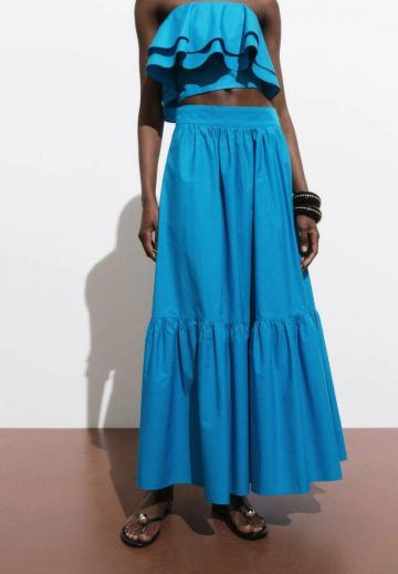 Юбка с воланами