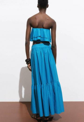 Юбка с воланами