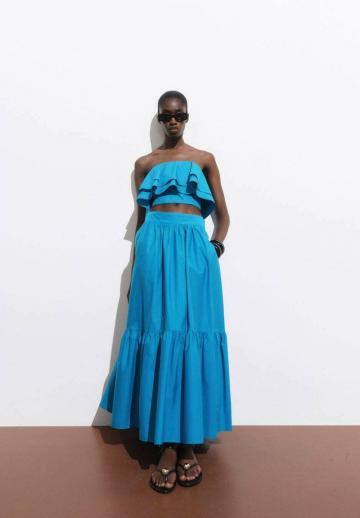 Юбка с воланами