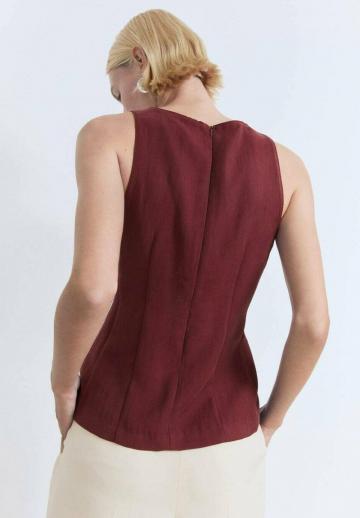 Блузка без рукавов
