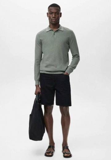 Поло с длинным рукавом