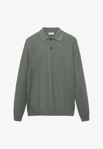 Поло с длинным рукавом