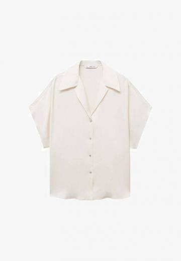 Атласная блузка