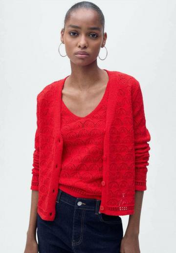 Вязаная кофта