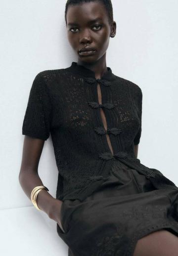 Вязаная кофта