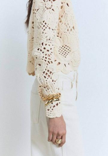 Вязаная кофта