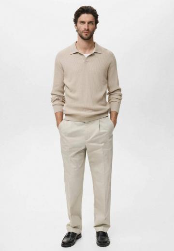 Поло с длинным рукавом