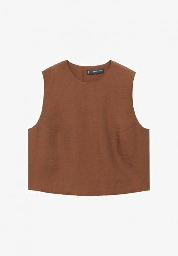 Блузка без рукавов