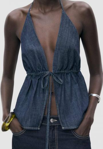 Топ на бретельках