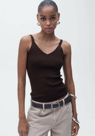 Топ на бретельках