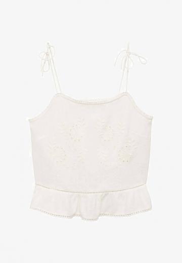 Топ на бретельках