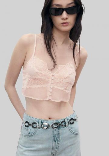 Топ на бретельках