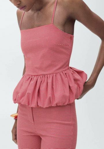 Топ на бретельках