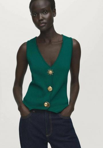 Джинсовая жилетка