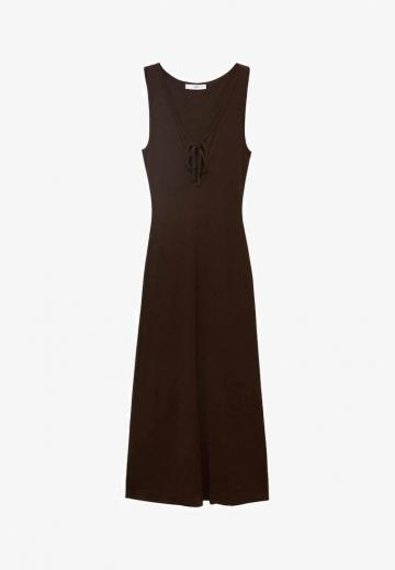 Вязаное платье