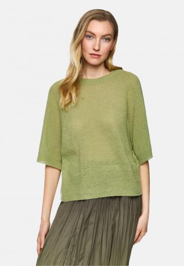 Пуловер с рукавом три четверти