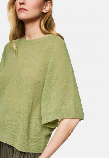 Пуловер с рукавом три четверти