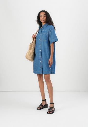 Джинсовое платье