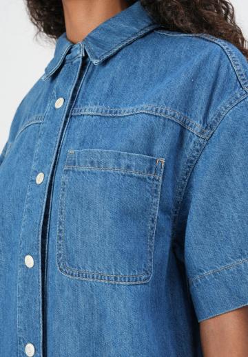 Джинсовое платье