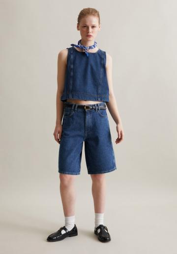 Джинсовая жилетка