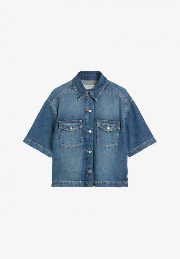 Джинсовая блузка