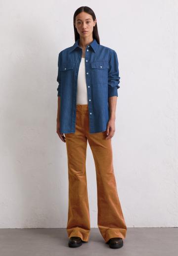 Джинсовая блузка