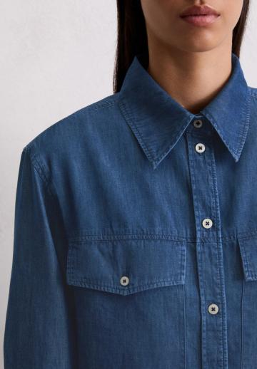 Джинсовая блузка