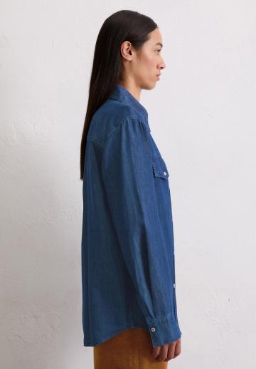 Джинсовая блузка