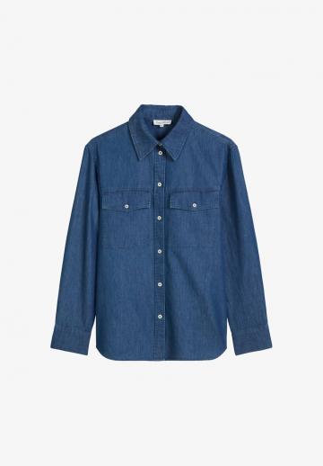 Джинсовая блузка