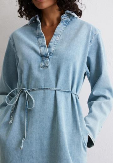 Джинсовое платье