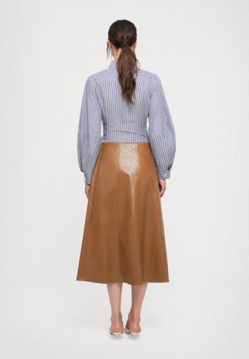 Кожаная юбка