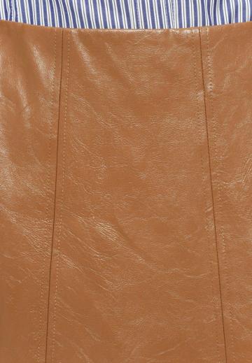 Кожаная юбка