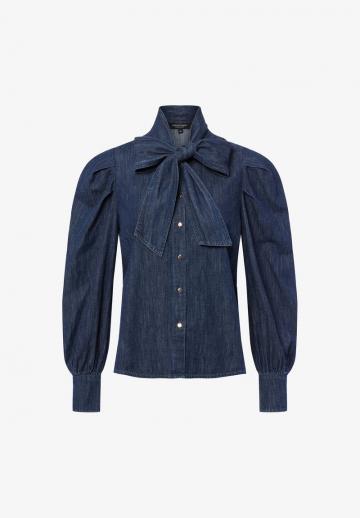 Джинсовая блузка