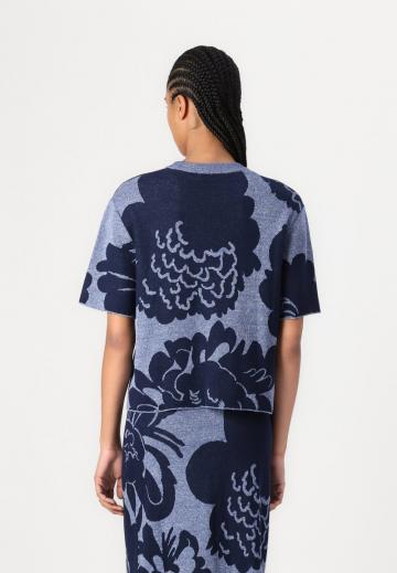 Пуловер с коротким рукавом