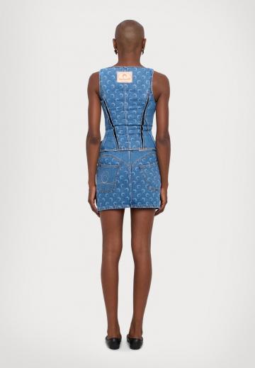 Джинсовая жилетка