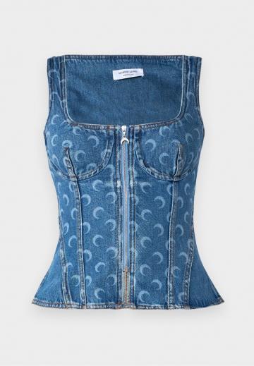 Джинсовая жилетка