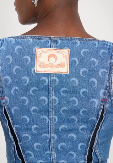 Джинсовая жилетка